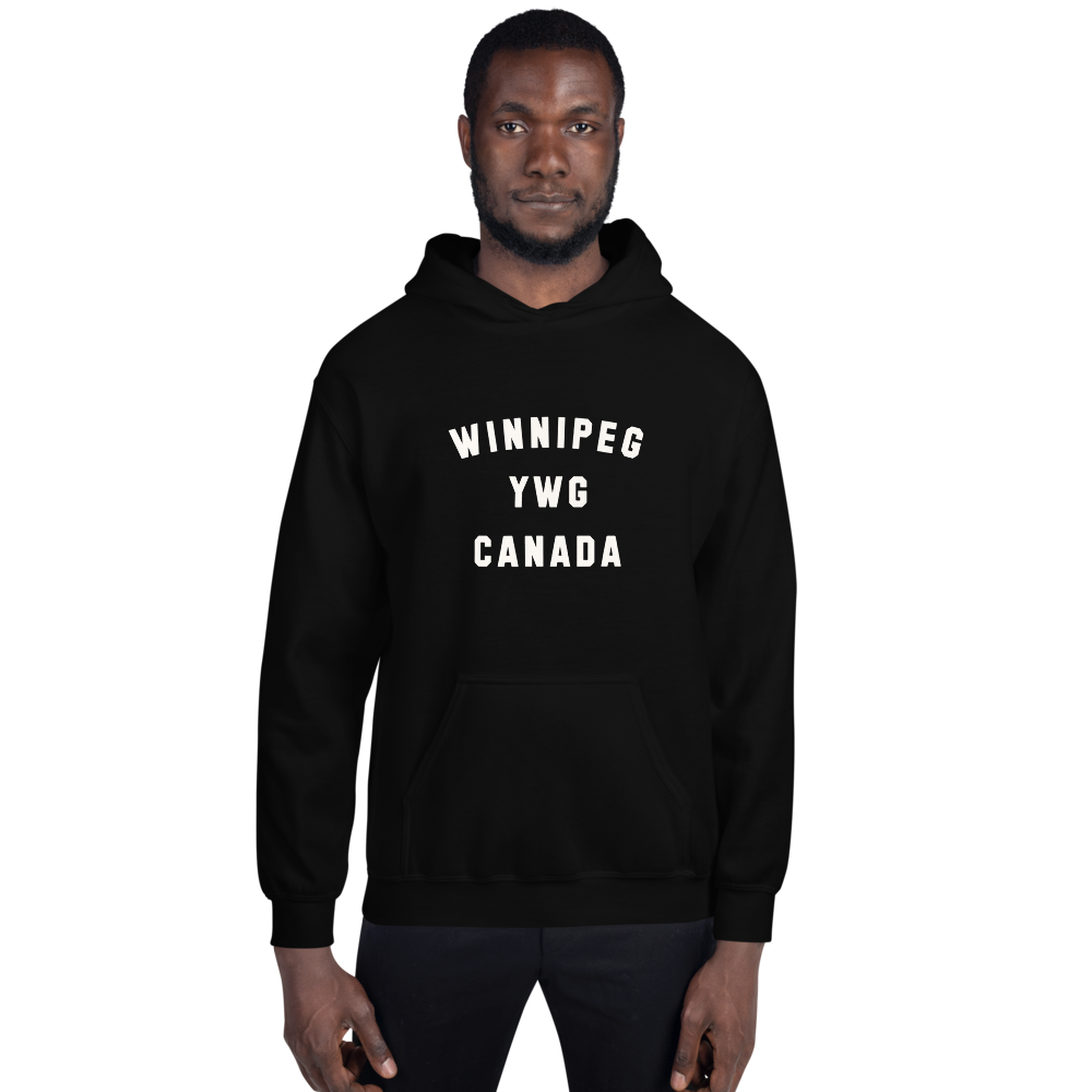 Varsity Hoodie - White • YWG Winnipeg • YHM Designs - Image 01