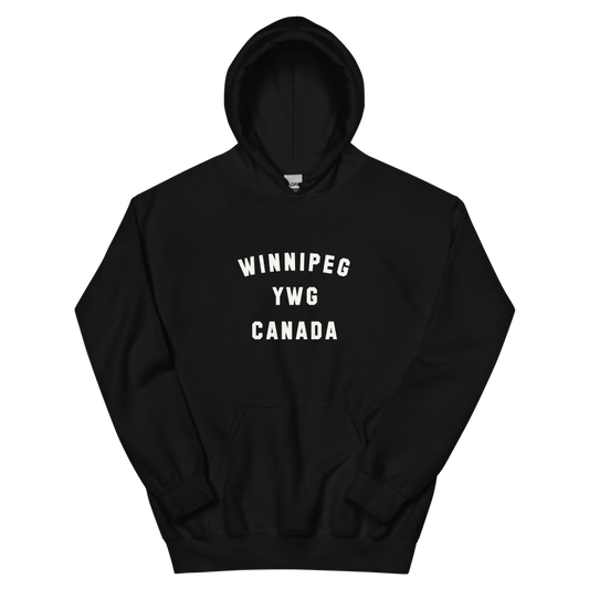 Varsity Hoodie - White • YWG Winnipeg • YHM Designs - Image 02