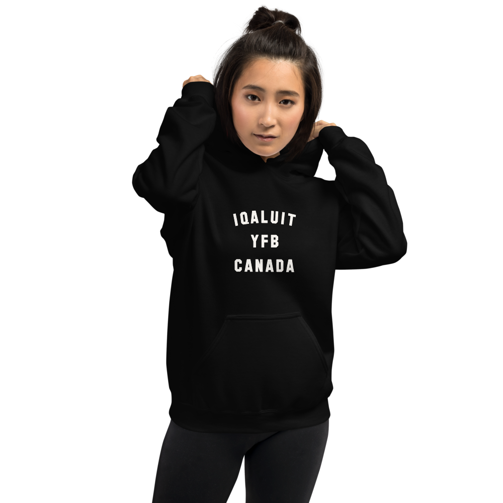 Varsity Hoodie - White • YFB Iqaluit • YHM Designs - Image 04