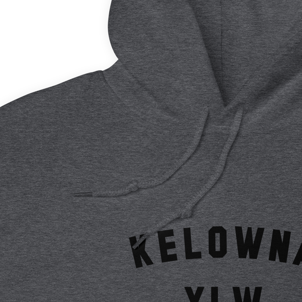 Varsity Hoodie - Black • YLW Kelowna • YHM Designs - Image 08