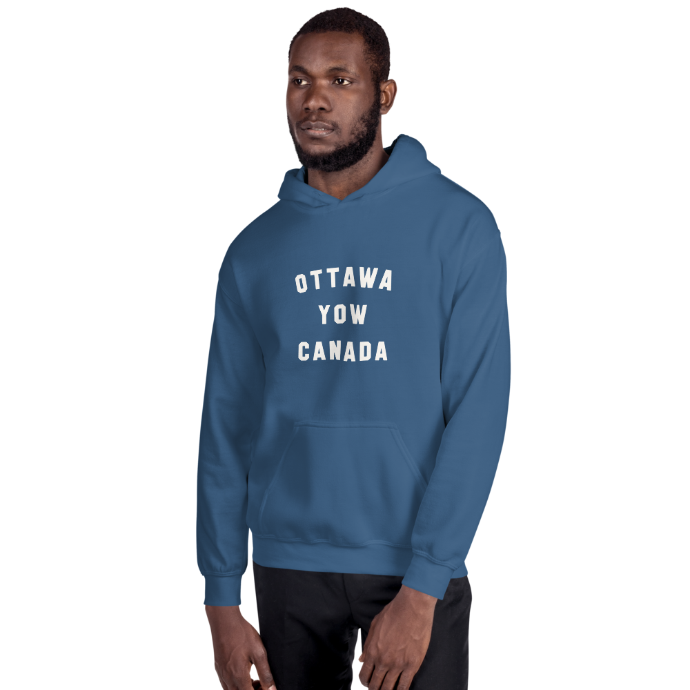 Varsity Hoodie - White • YOW Ottawa • YHM Designs - Image 11