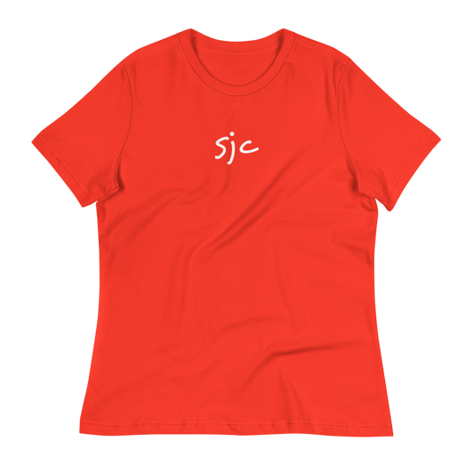 Women's Relaxed T-Shirt • SJC San Jose • YHM Designs - Image 02