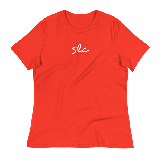 Women's Relaxed T-Shirt • SLC Salt Lake City • YHM Designs - Image 02