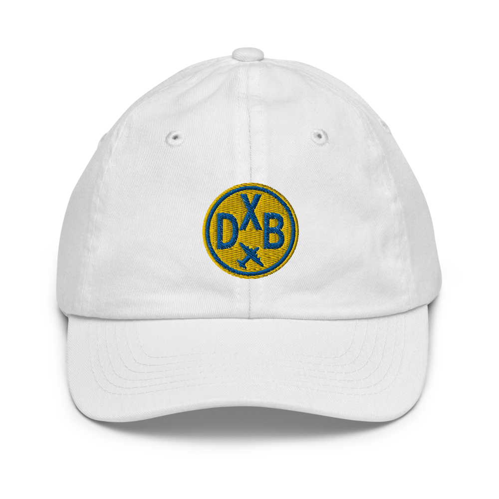 Roundel Kid's Baseball Cap - Gold • DXB Dubai • YHM Designs - Image 06