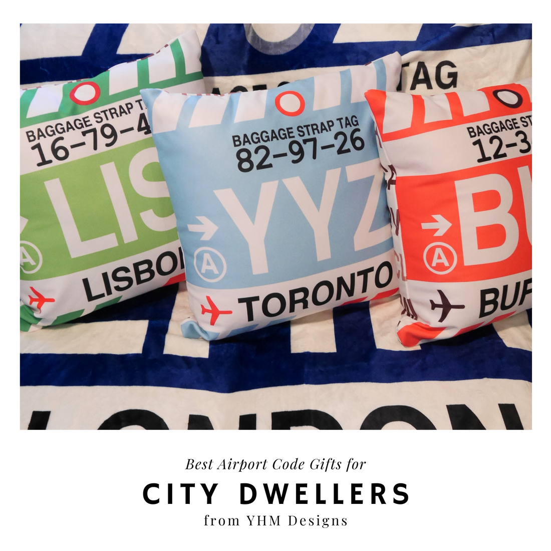 Gifts for City Dwellers: Celebrate Urban Life with Airport Code Merchandise - YHM Designs