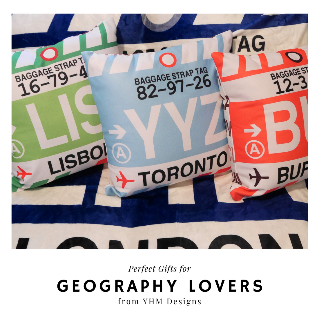 Gifts for Geography Lovers: Capture a Passion for Places with Airport Code Merchandise - YHM Designs