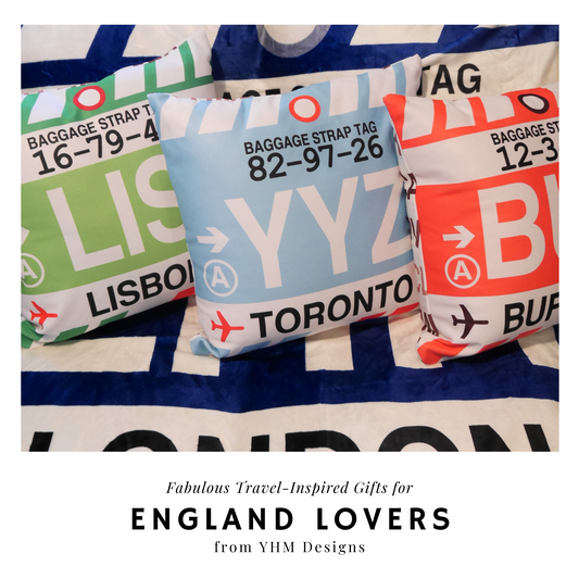 Travel Gifts - For England Lovers - YHM Designs