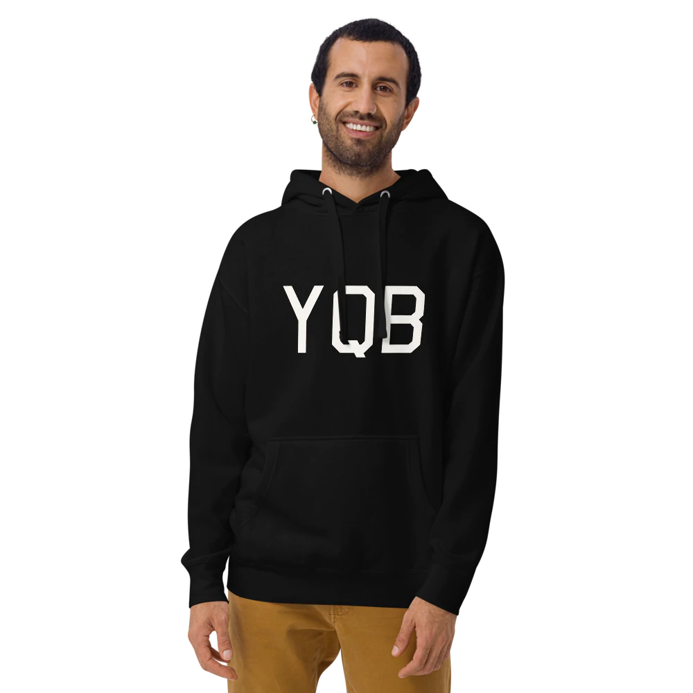 Quebec City Hoodies & Sweatshirts • Clothing Featuring the YQB Airport Code
