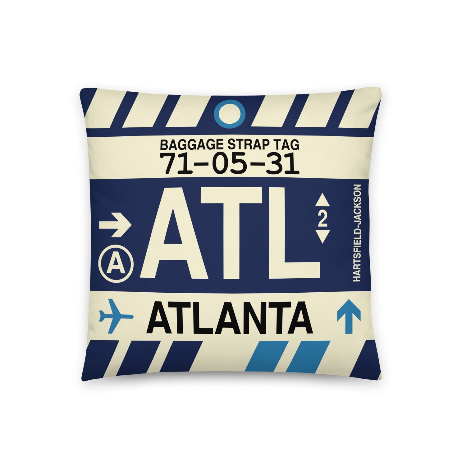 Atlanta Georgia Pillows and Blankets • ATL Airport Code