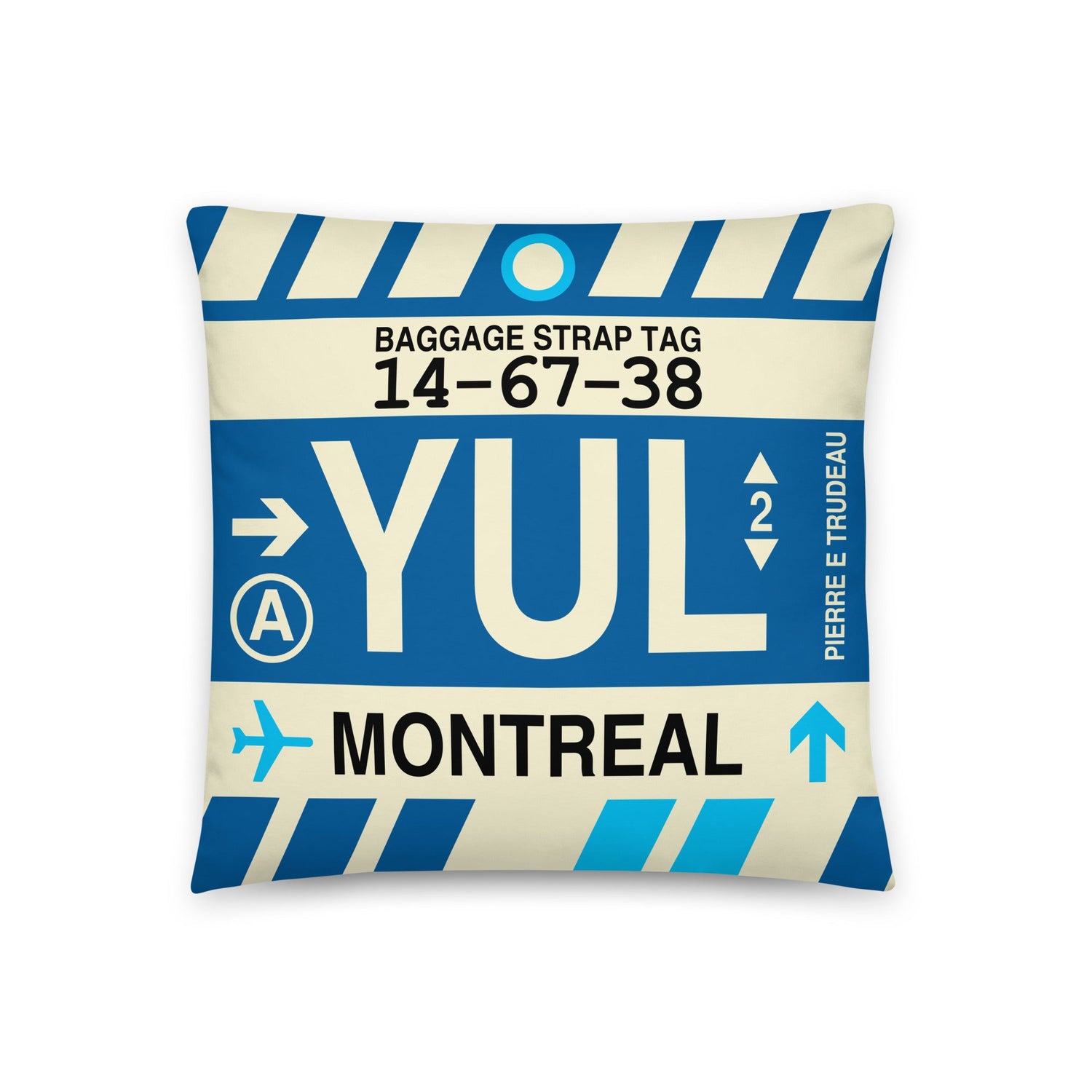 Montreal Quebec Pillows and Blankets • YUL Airport Code