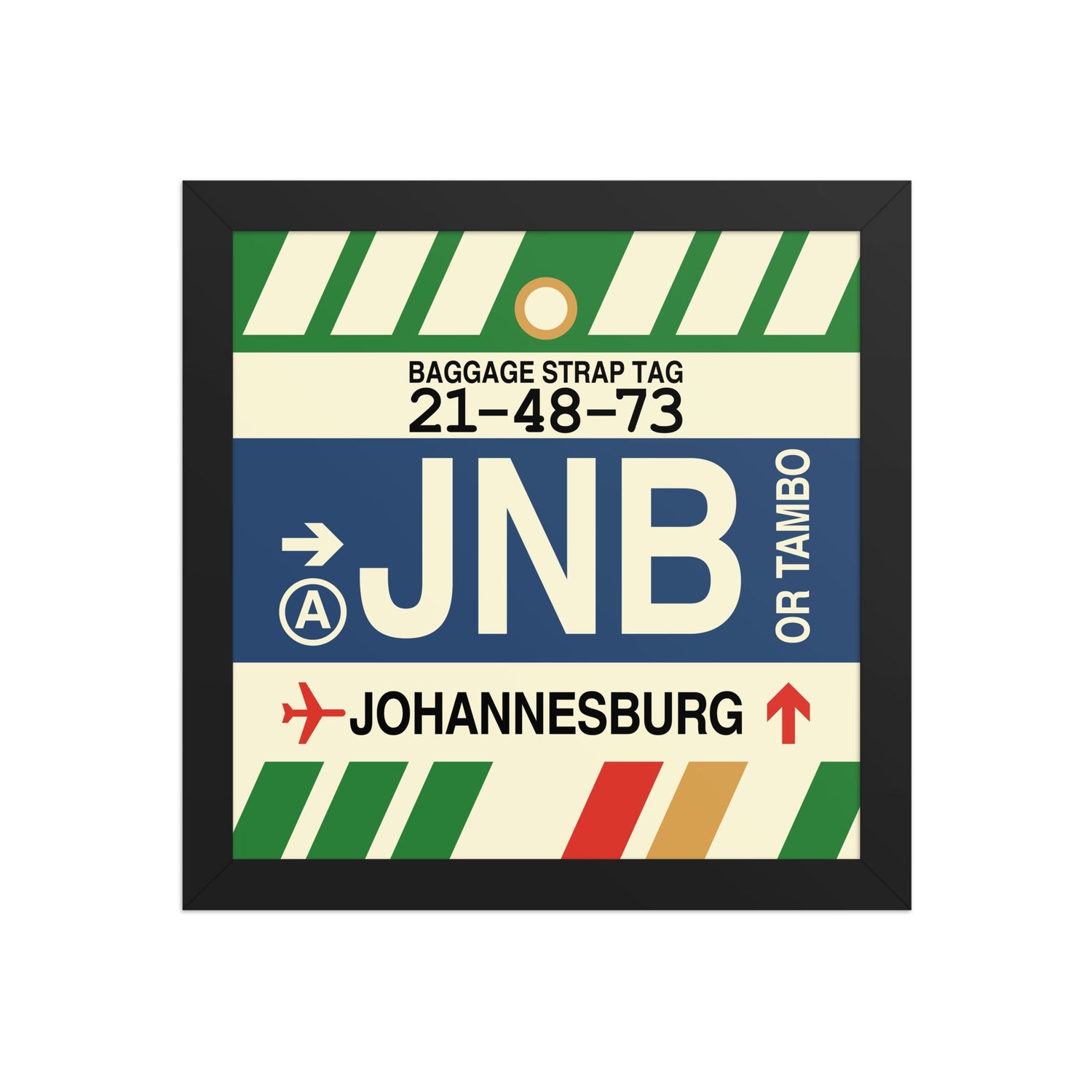 Johannesburg South Africa Prints and Wall Art • JNB Airport Code