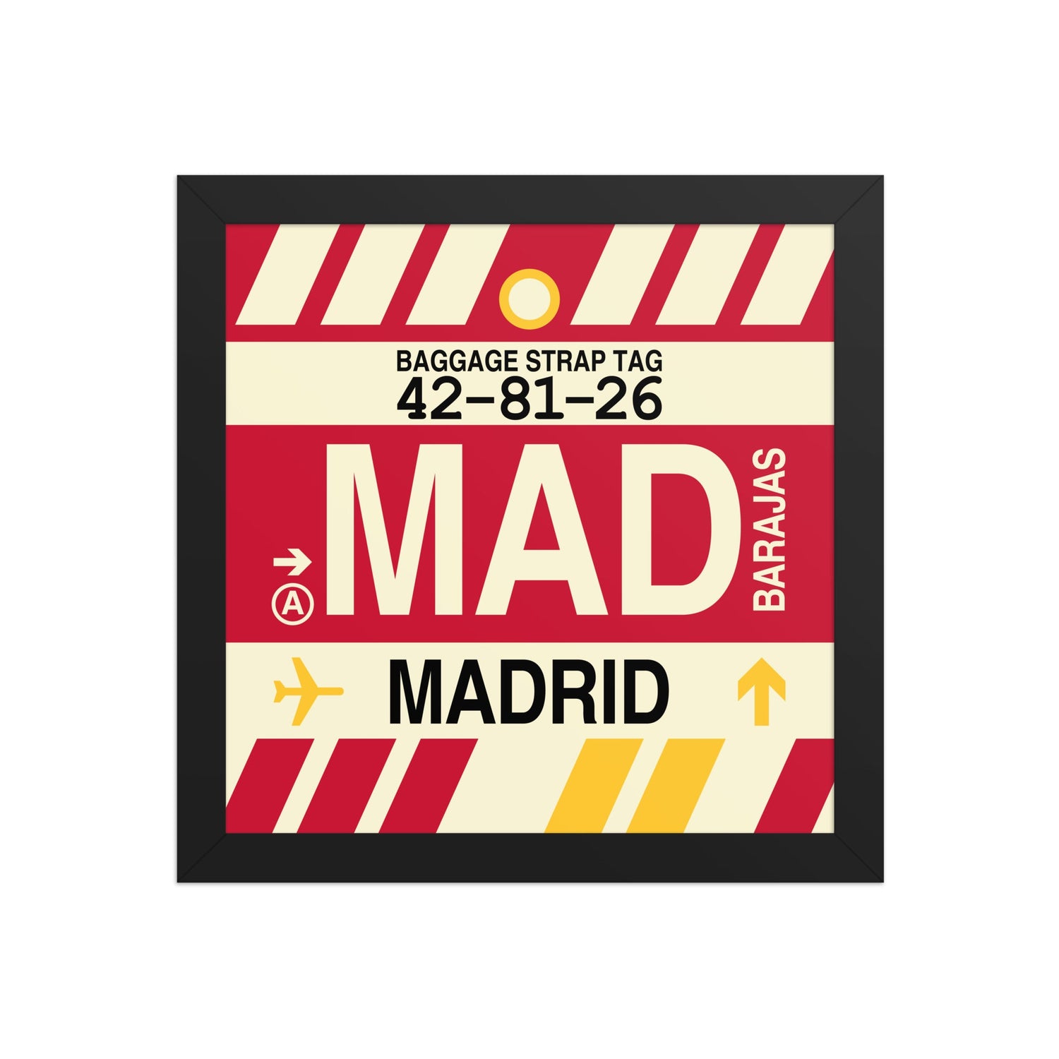 Madrid Spain Prints and Wall Art • MAD Airport Code