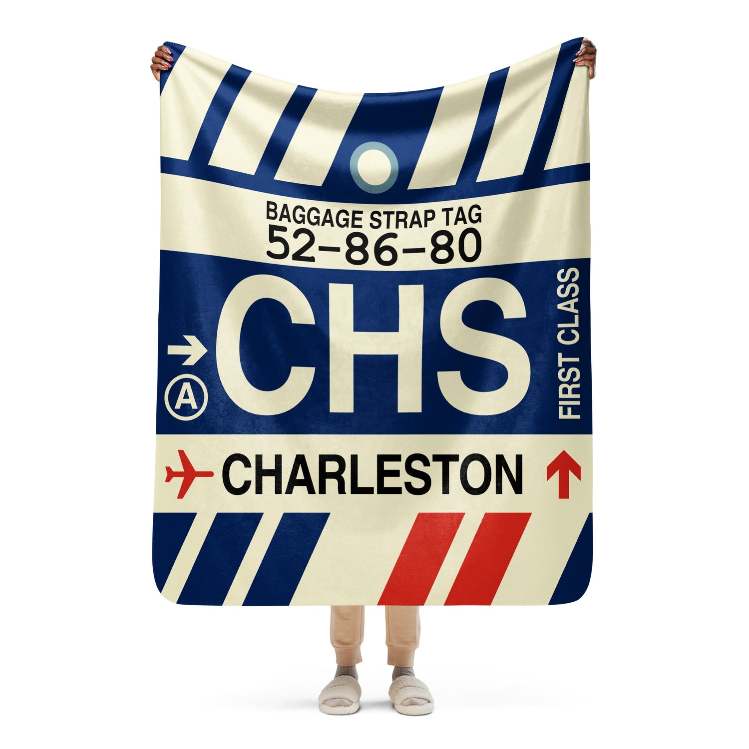Charleston South Carolina Baggage Tag Design Travel Gifts • CHS Airport Code