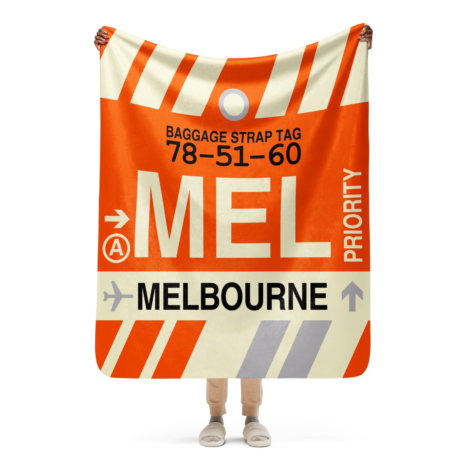 Melbourne Australia Baggage Tag Design Travel Gifts • MEL Airport Code