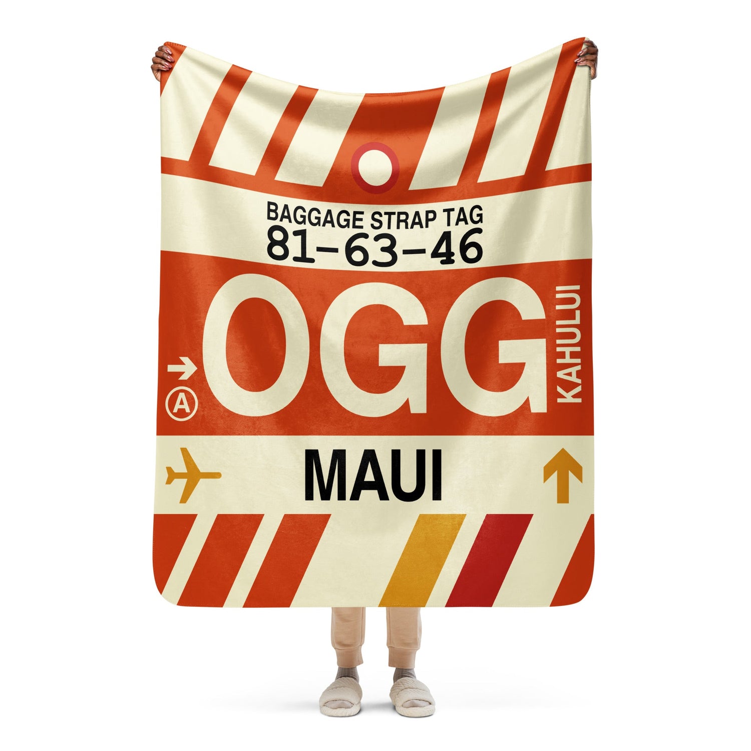 Maui Hawaii Baggage Tag Design Travel Gifts • OGG Airport Code