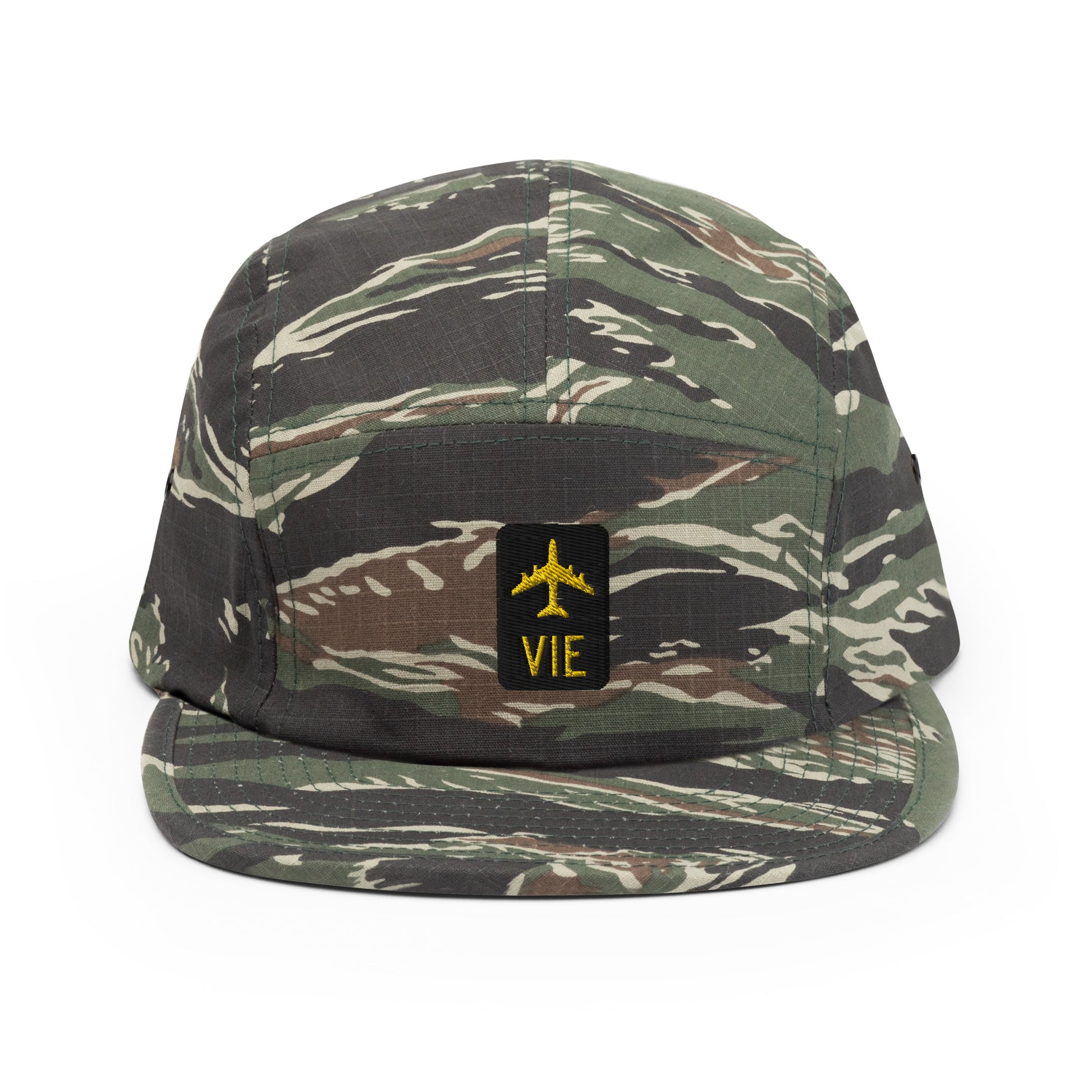 Green Camo Jetliner Camper Hat • VIE Vienna • YHM Designs - Image 07