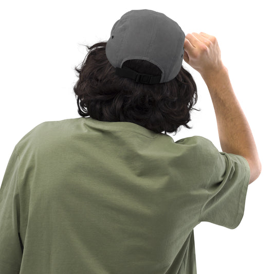 Grey "Low-Vis"  Jetliner Camper Hat • DFW Dallas • YHM Designs - Image 02