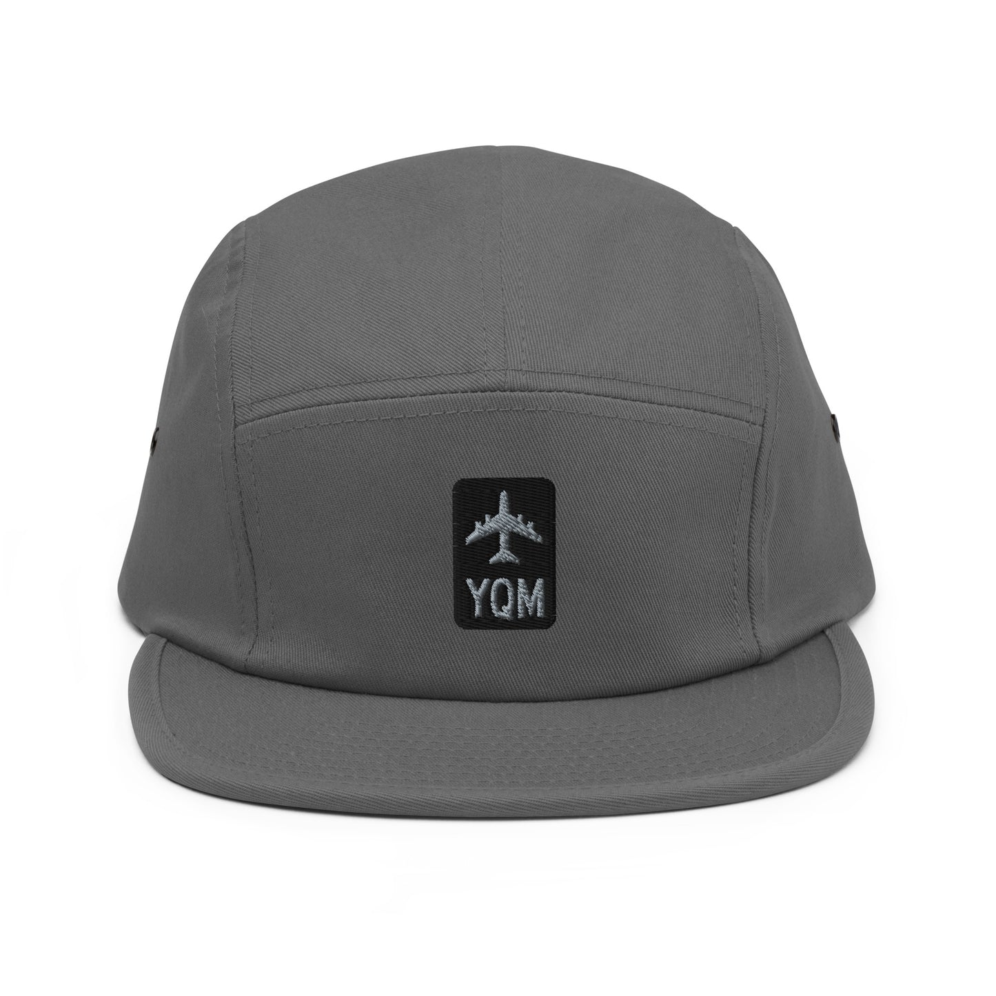 Grey "Low-Vis"  Jetliner Camper Hat • YQM Moncton • YHM Designs - Image 07