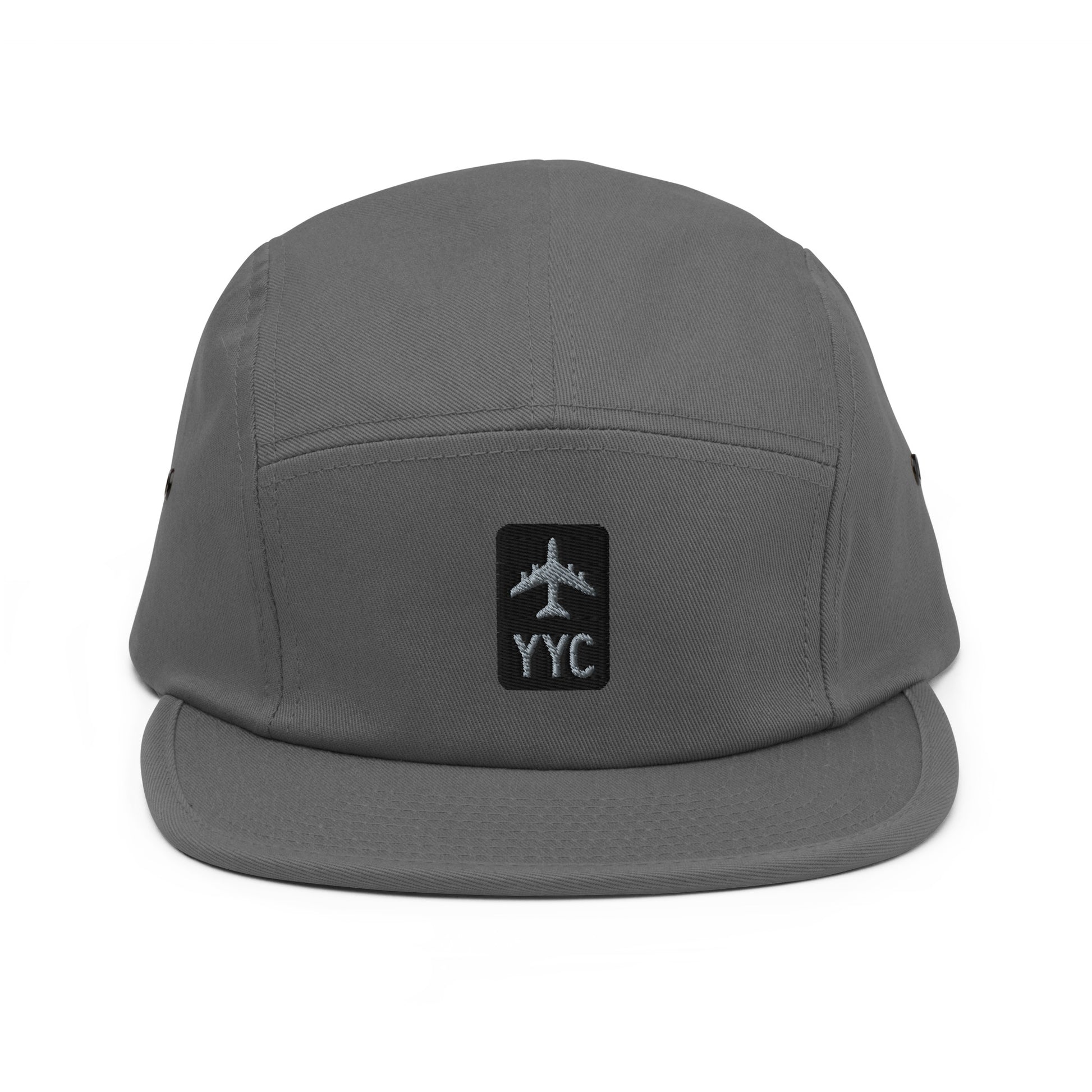 Grey "Low-Vis"  Jetliner Camper Hat • YYC Calgary • YHM Designs - Image 07