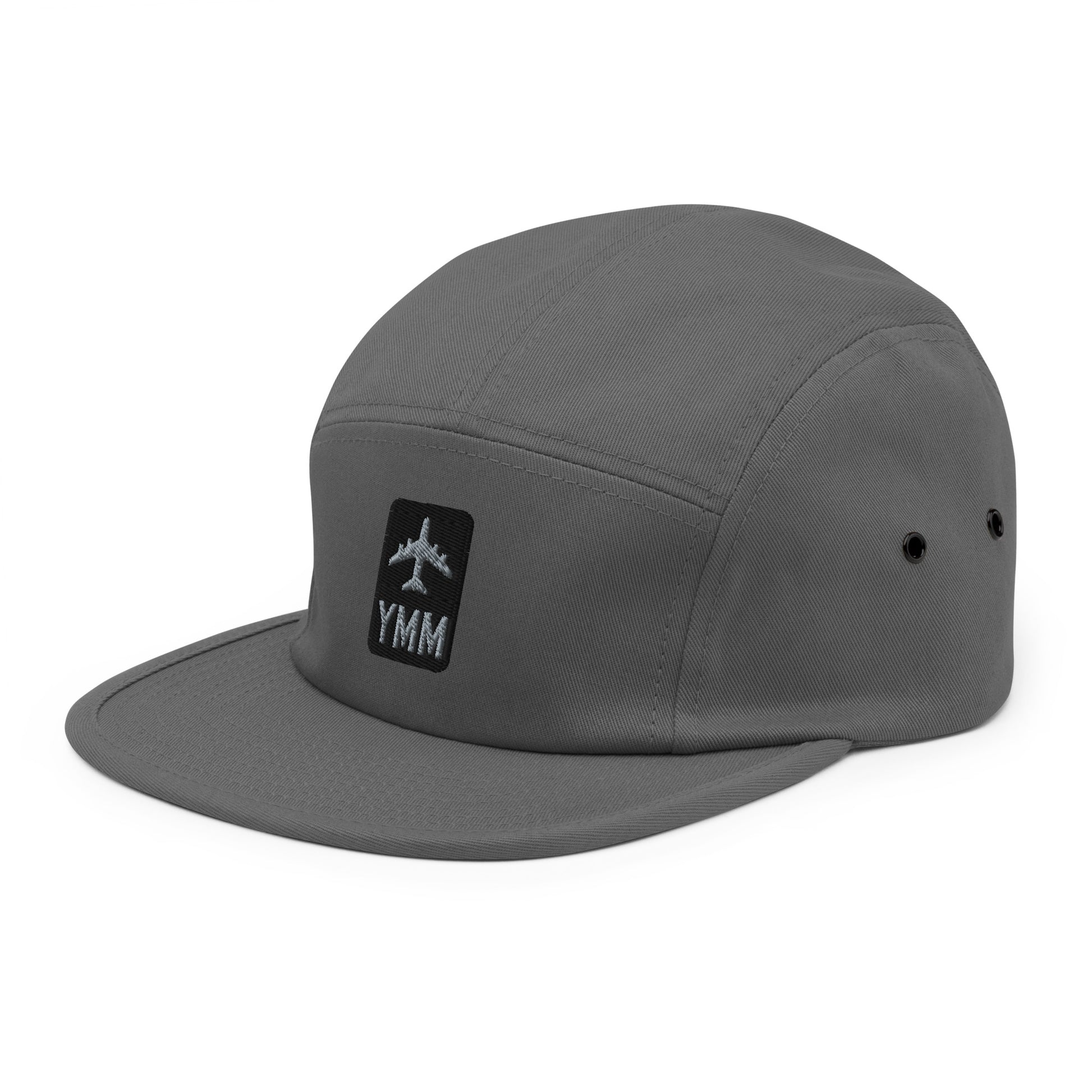 Grey "Low-Vis"  Jetliner Camper Hat • YMM Fort McMurray • YHM Designs - Image 01