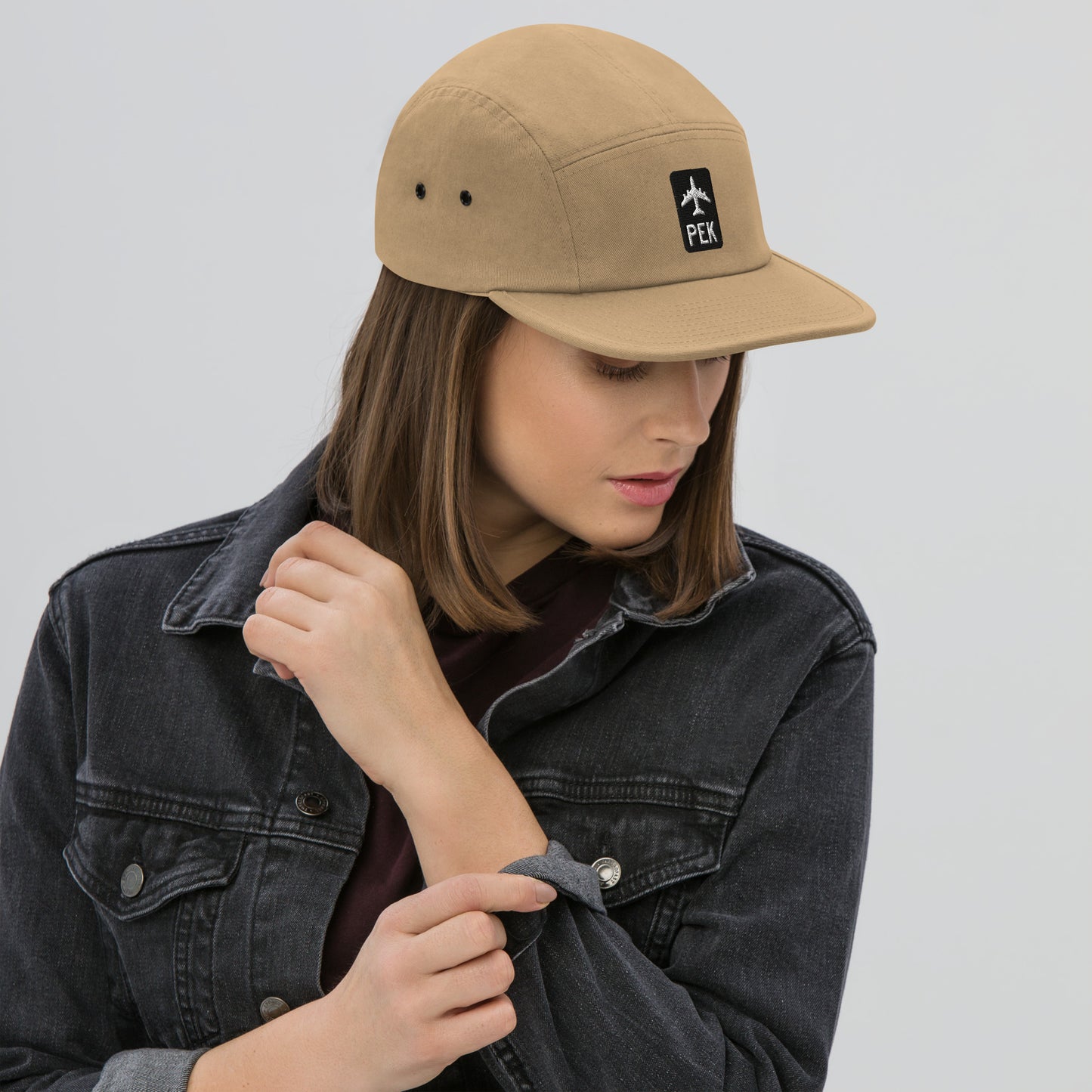 Khaki Jetliner Camper Hat • PEK Beijing • YHM Designs - Image 05