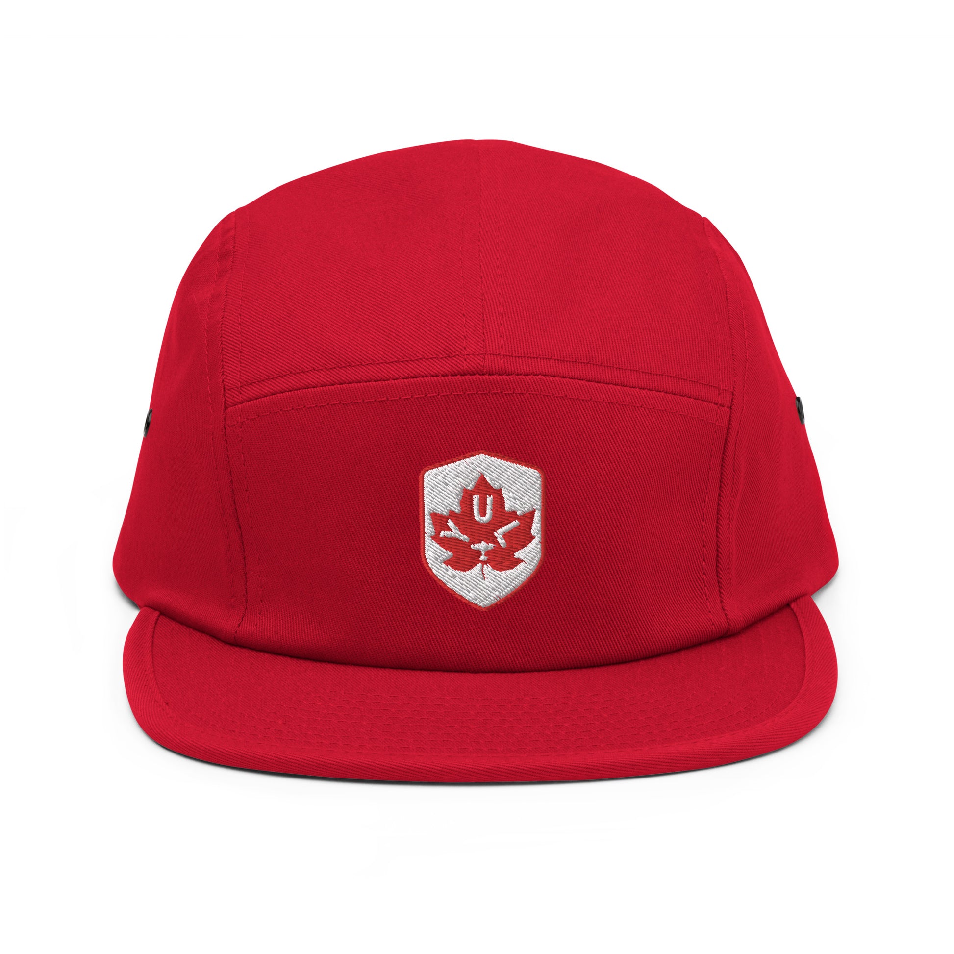 Maple Leaf Camper Hat - Red/White • YUL Montreal • YHM Designs - Image 10