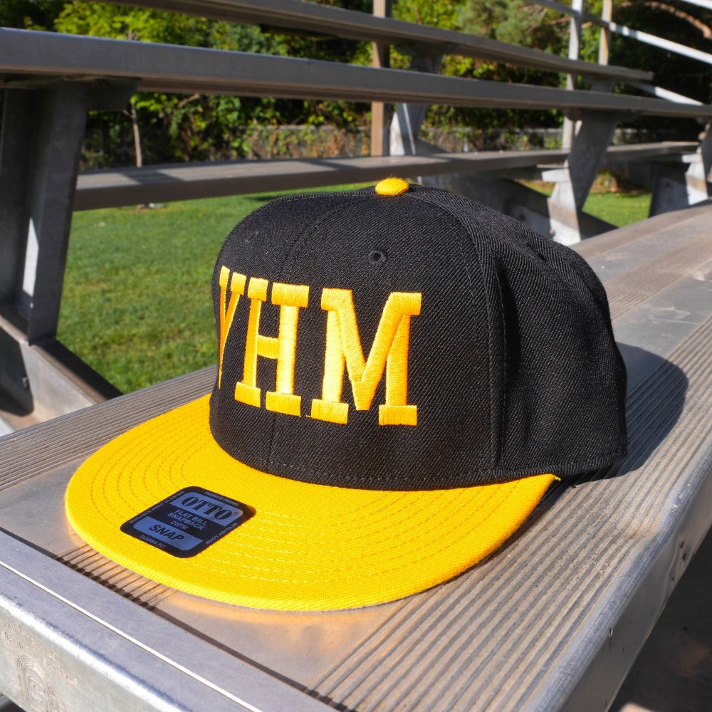 YHM Designs College-Style Airport Code Snapback Hat - Image 02