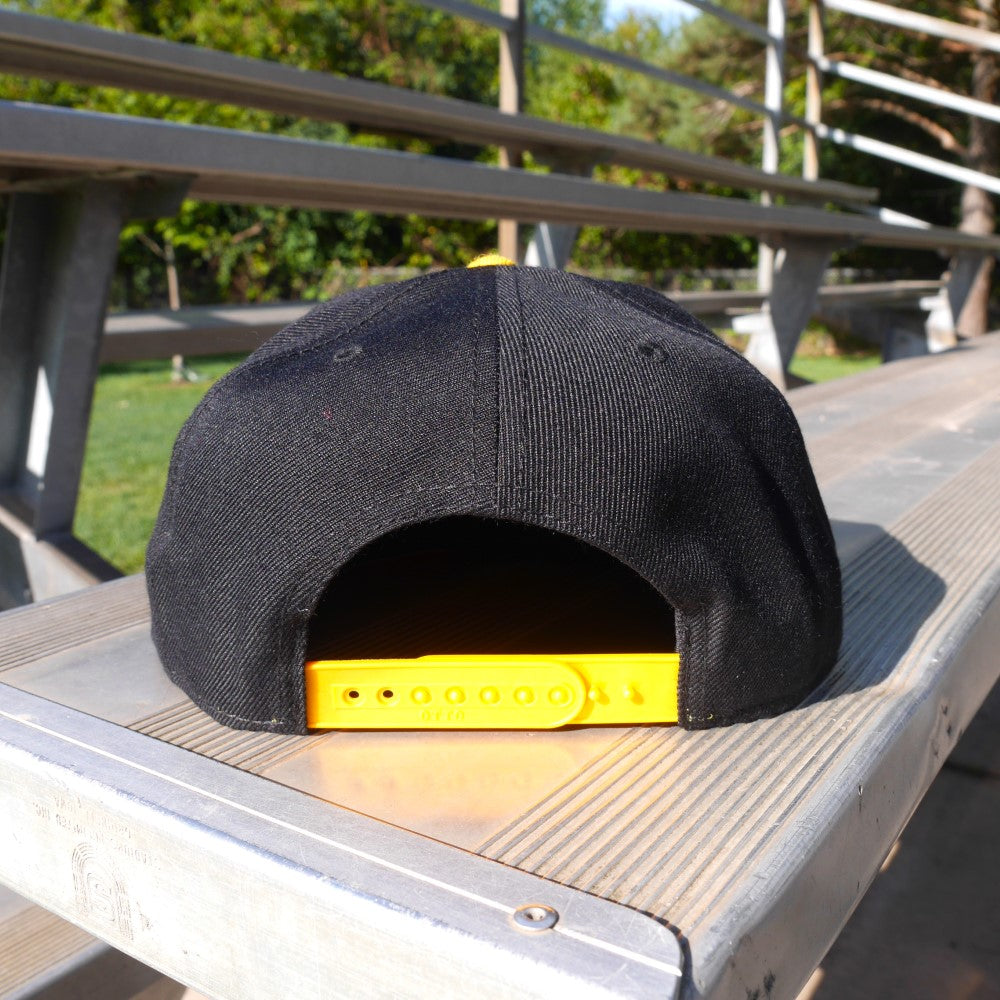 YHM Designs College-Style Airport Code Snapback Hat - Image 04