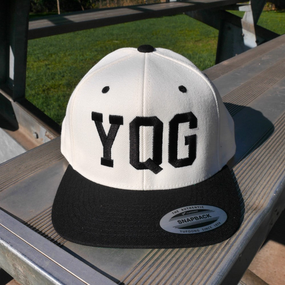 YHM Designs College-Style Airport Code Classic Snapback Hat - Image 01