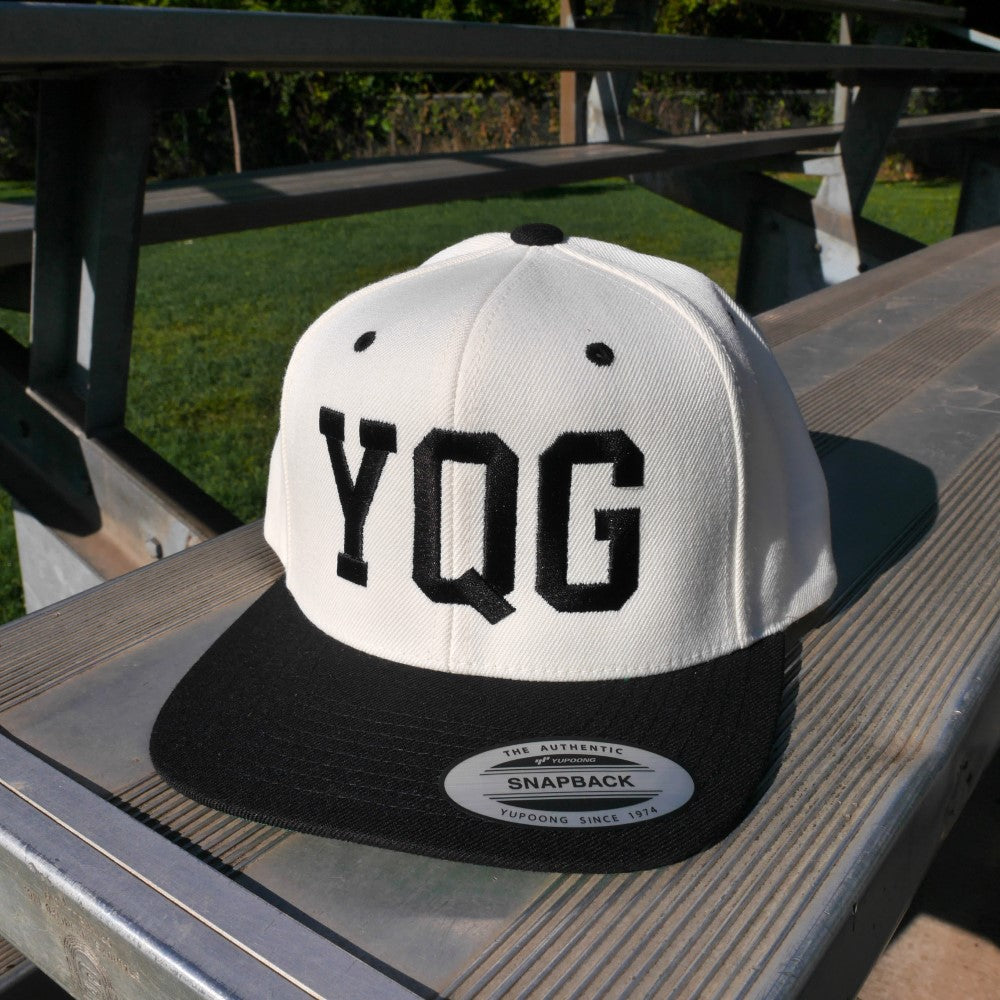 YHM Designs College-Style Airport Code Classic Snapback Hat - Image 03