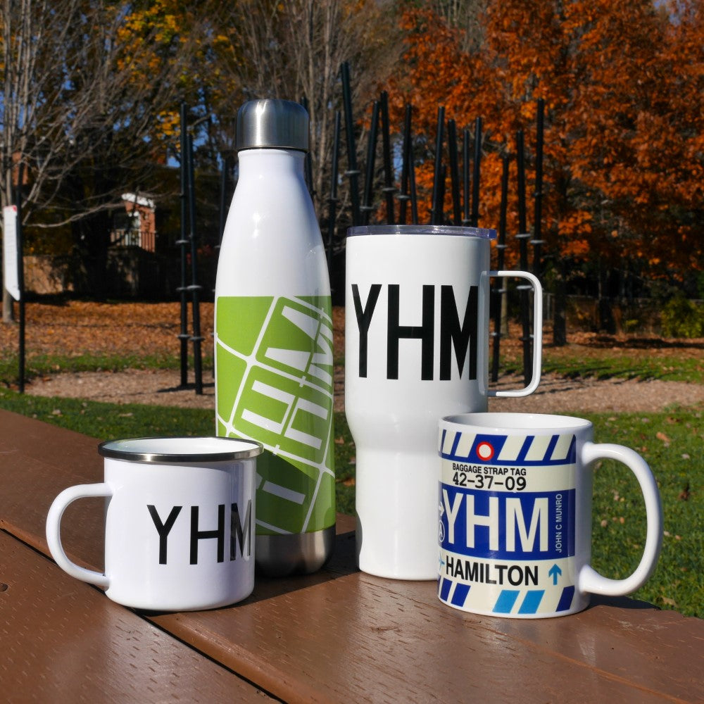 YHM Designs Airport Code Drinkware
