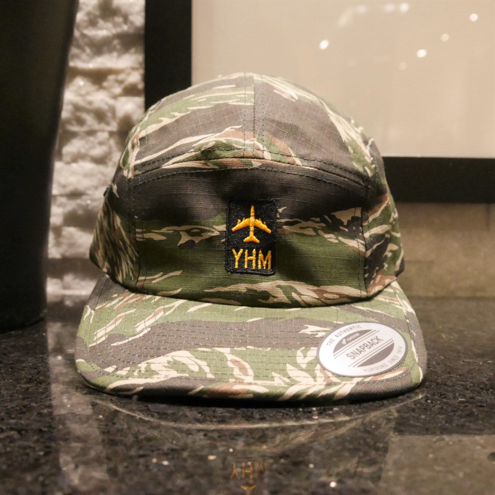 YHM Designs Jetliner Green Camo Camper Hat 01