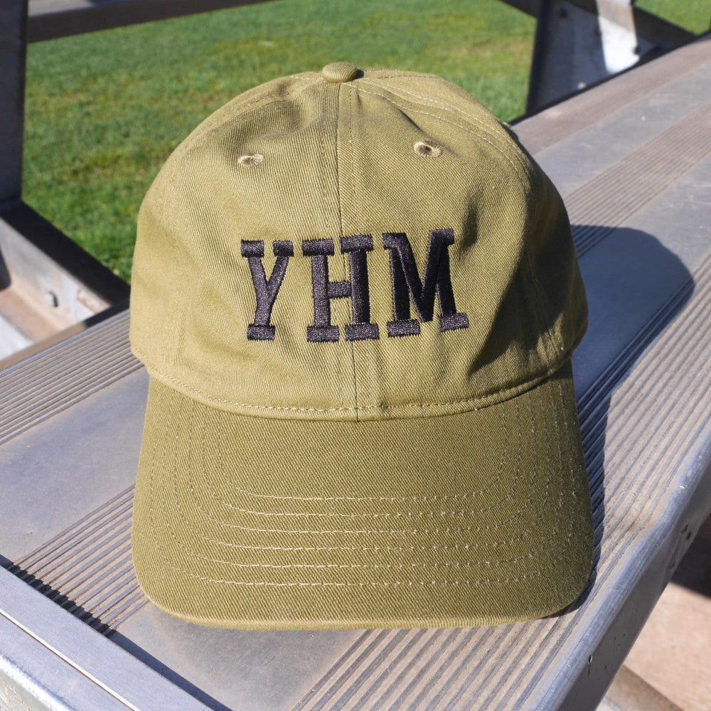 YHM Designs Airport Code Organic Dad Hat 01