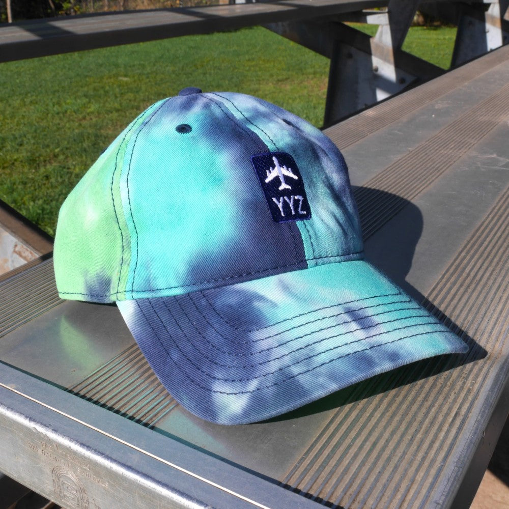 YHM Designs Airport Code Tie-Dye Hat 02