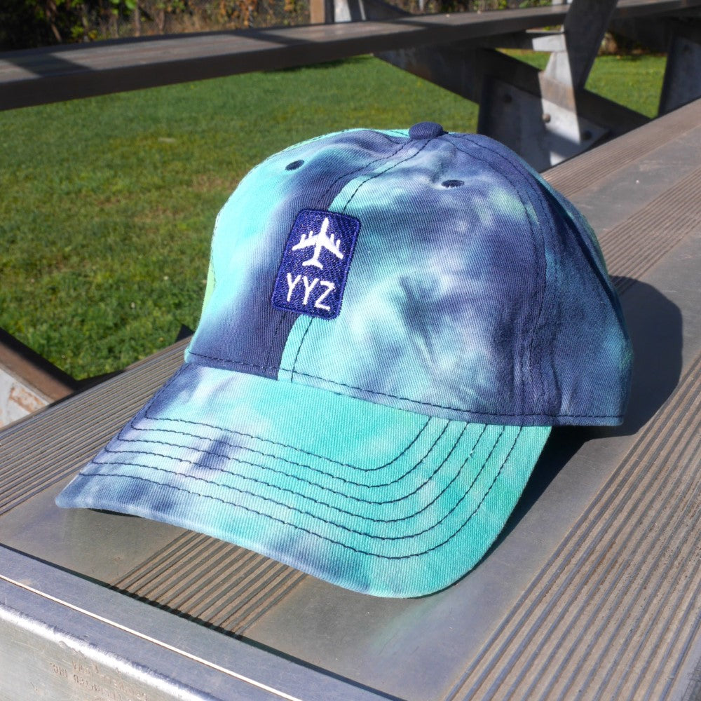YHM Designs Airport Code Tie-Dye Hat 03