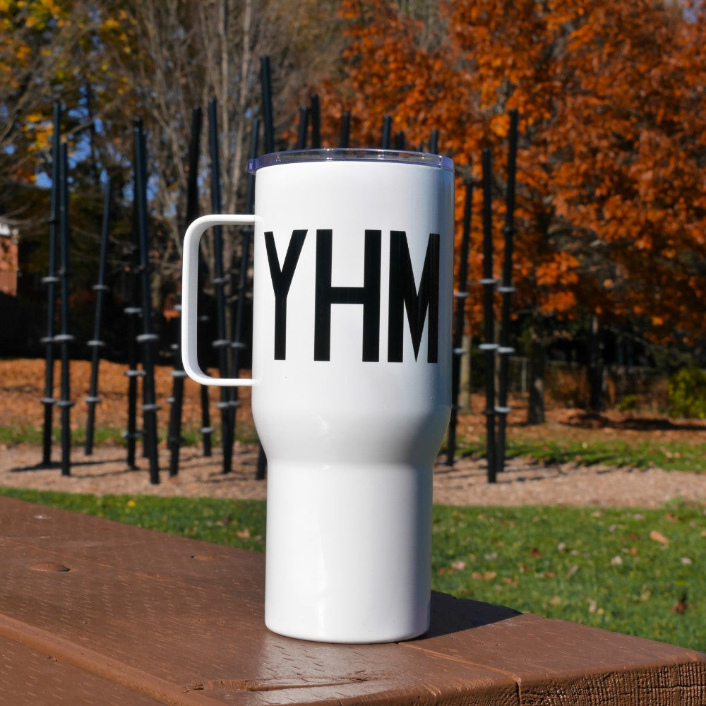 YHM Designs Airport Code Travel Mug 02
