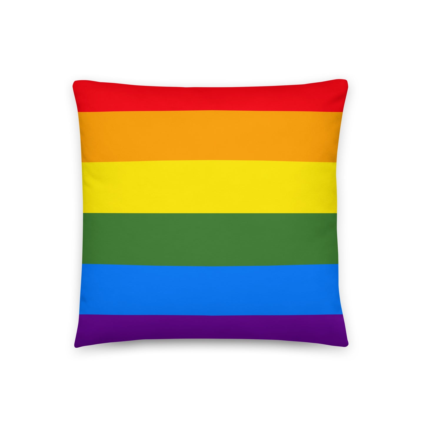 Rainbow Throw Pillow • CLE Cleveland • YHM Designs - Image 04