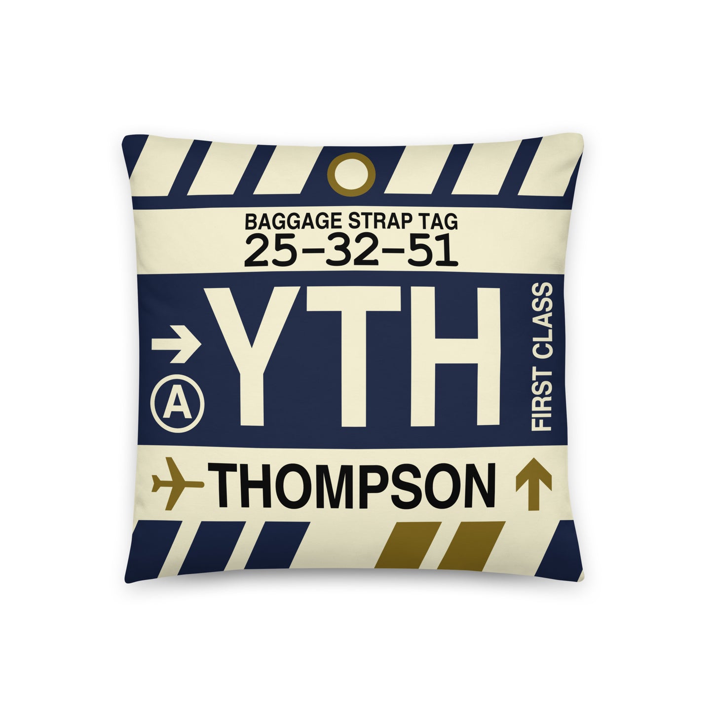 Travel-Themed Throw Pillow • YTH Thompson • YHM Designs - Image 01