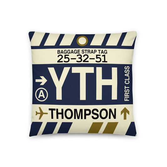 Travel Gift Throw PIllow • YTH Thompson • YHM Designs - Image 01