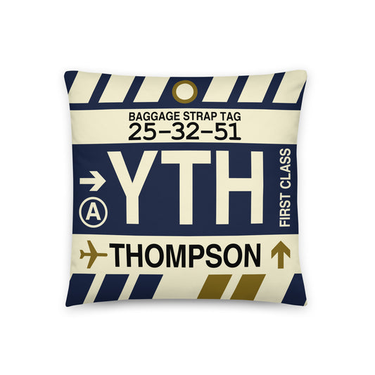 Travel Gift Throw Pillow • YTH Thompson • YHM Designs - Image 01