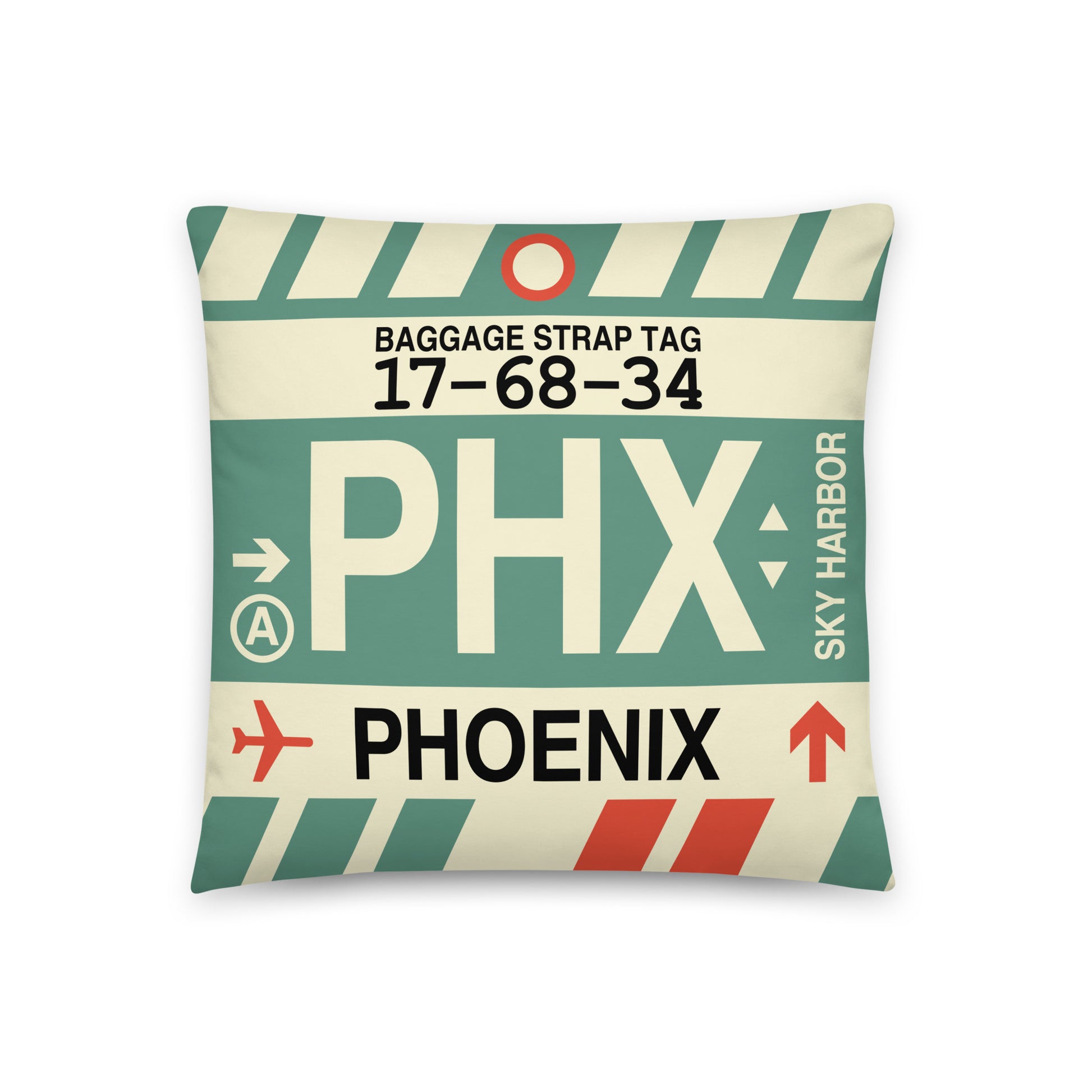 Travel Gift Throw Pillow • PHX Phoenix • YHM Designs - Image 01