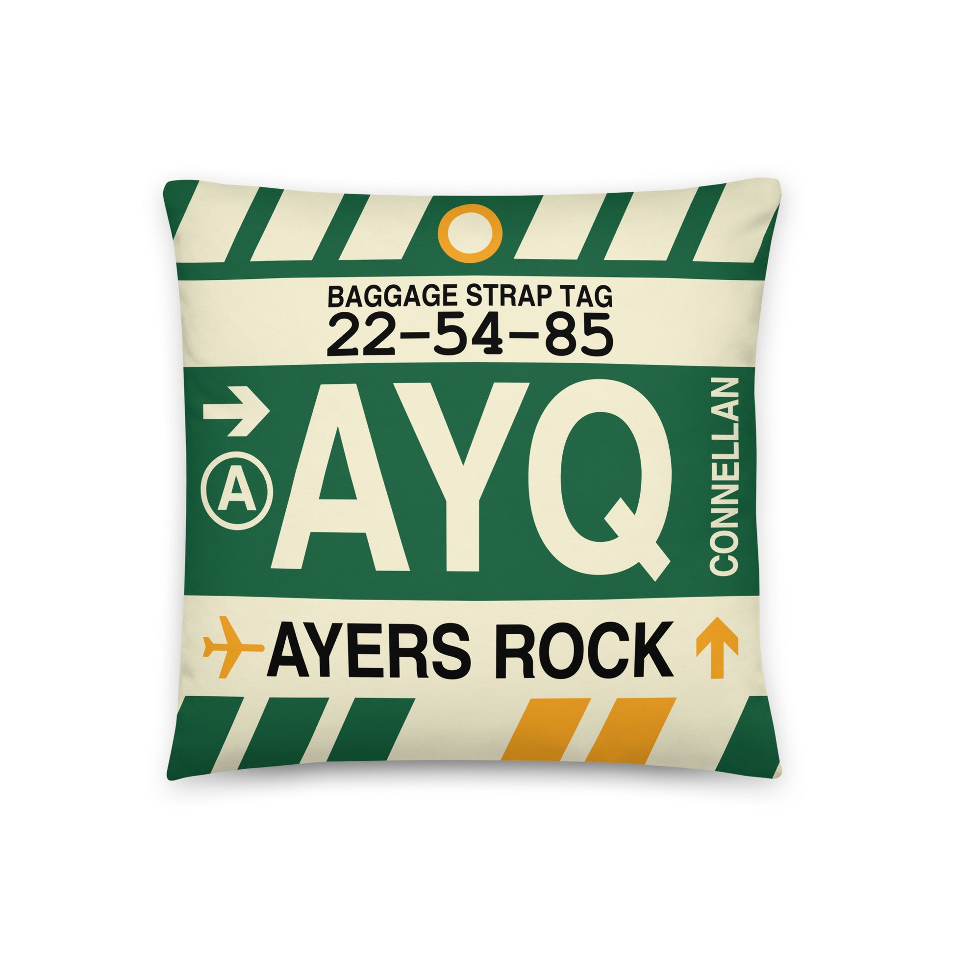 Travel Gift Throw PIllow • AYQ Ayers Rock • YHM Designs - Image 01