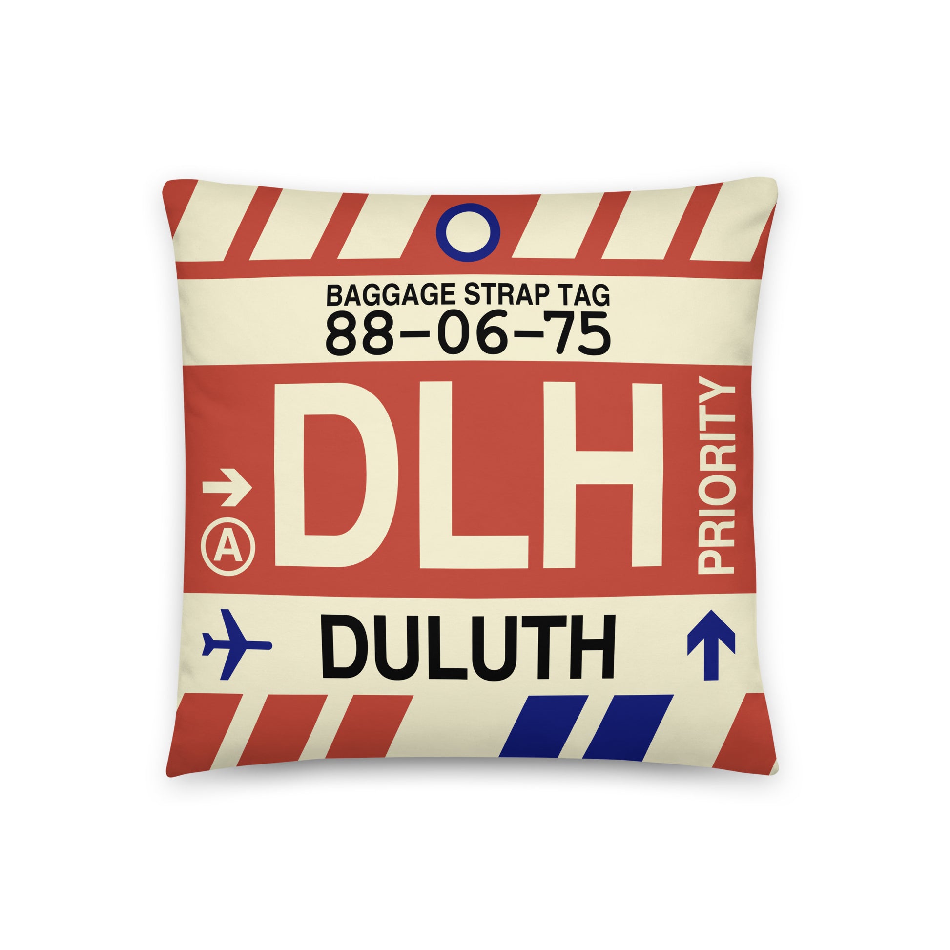 Travel Gift Throw Pillow • DLH Duluth • YHM Designs - Image 01