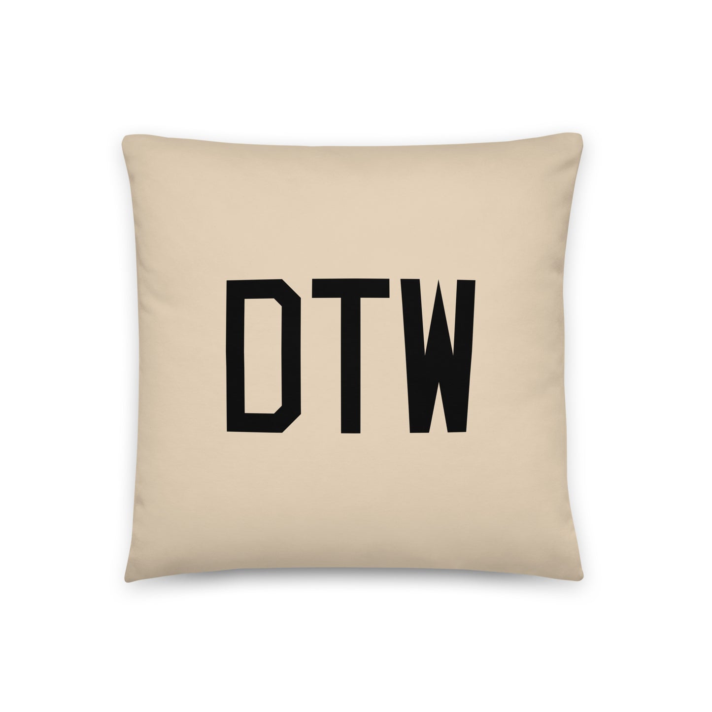 Buffalo Plaid Throw Pillow • DTW Detroit • YHM Designs - Image 03