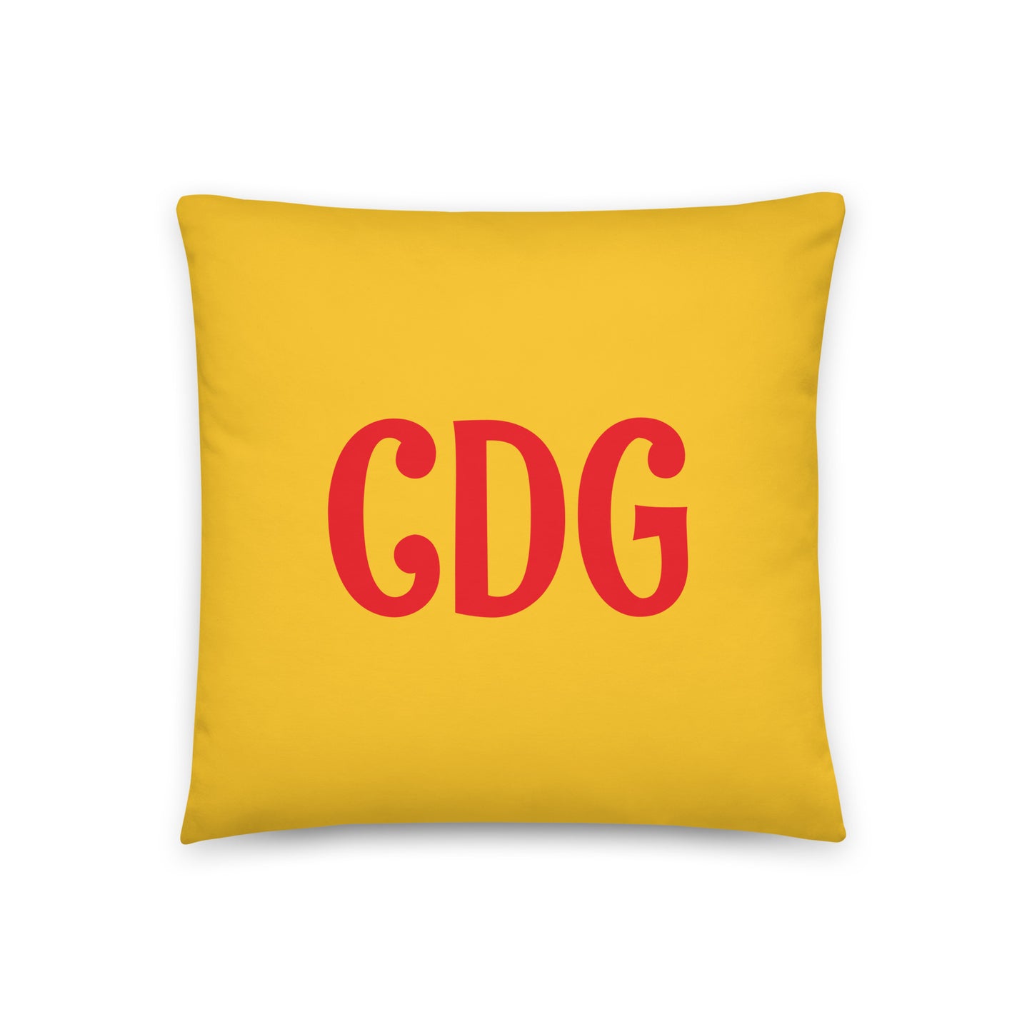 CDG Paris Throw Pillow • Cheerful Rainbow Colours • YHM Designs - Image 03