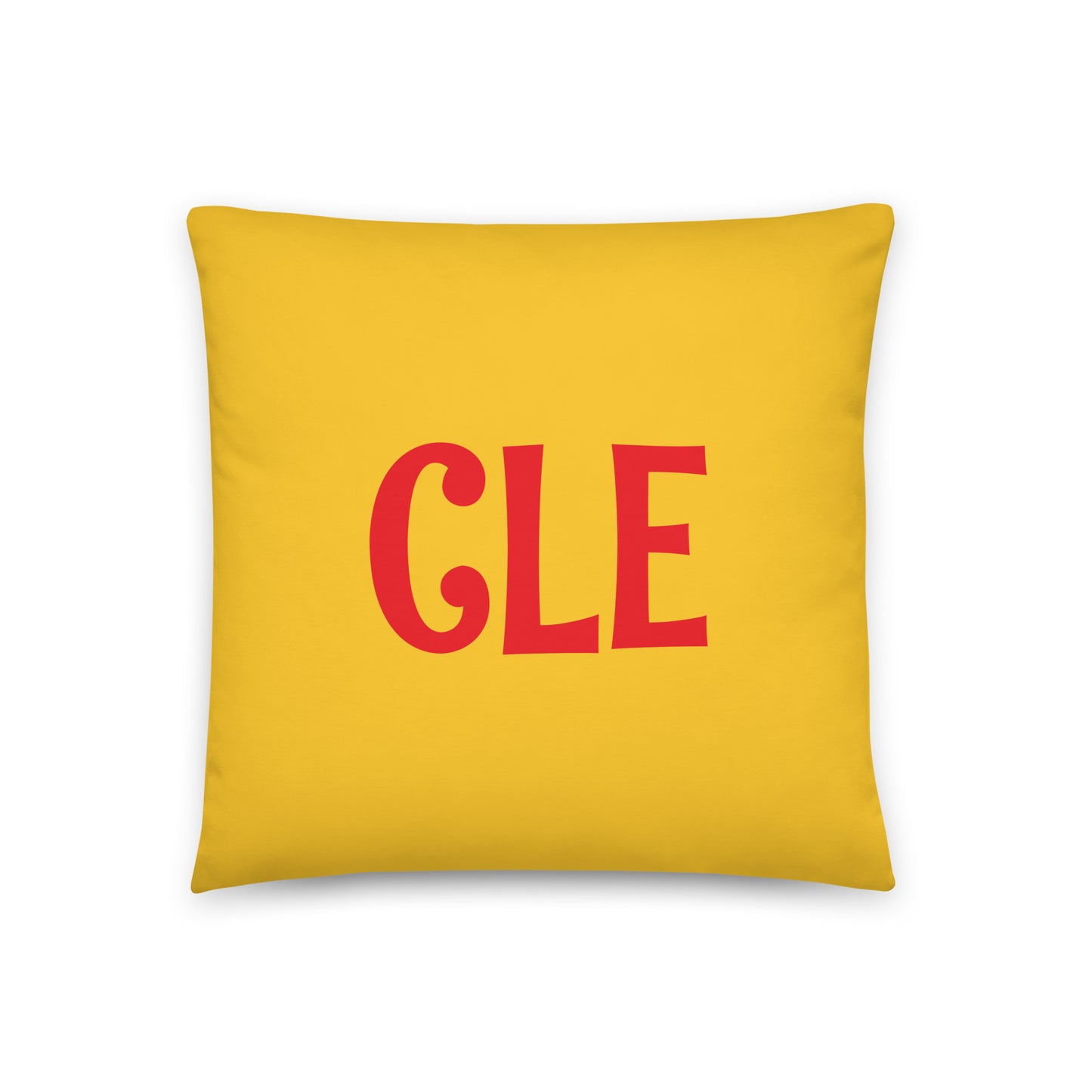 Rainbow Throw Pillow • CLE Cleveland • YHM Designs - Image 03