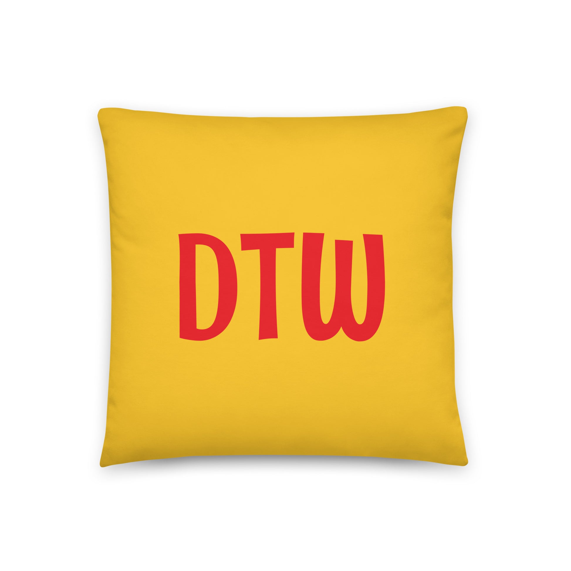 Rainbow Throw Pillow • DTW Detroit • YHM Designs - Image 03