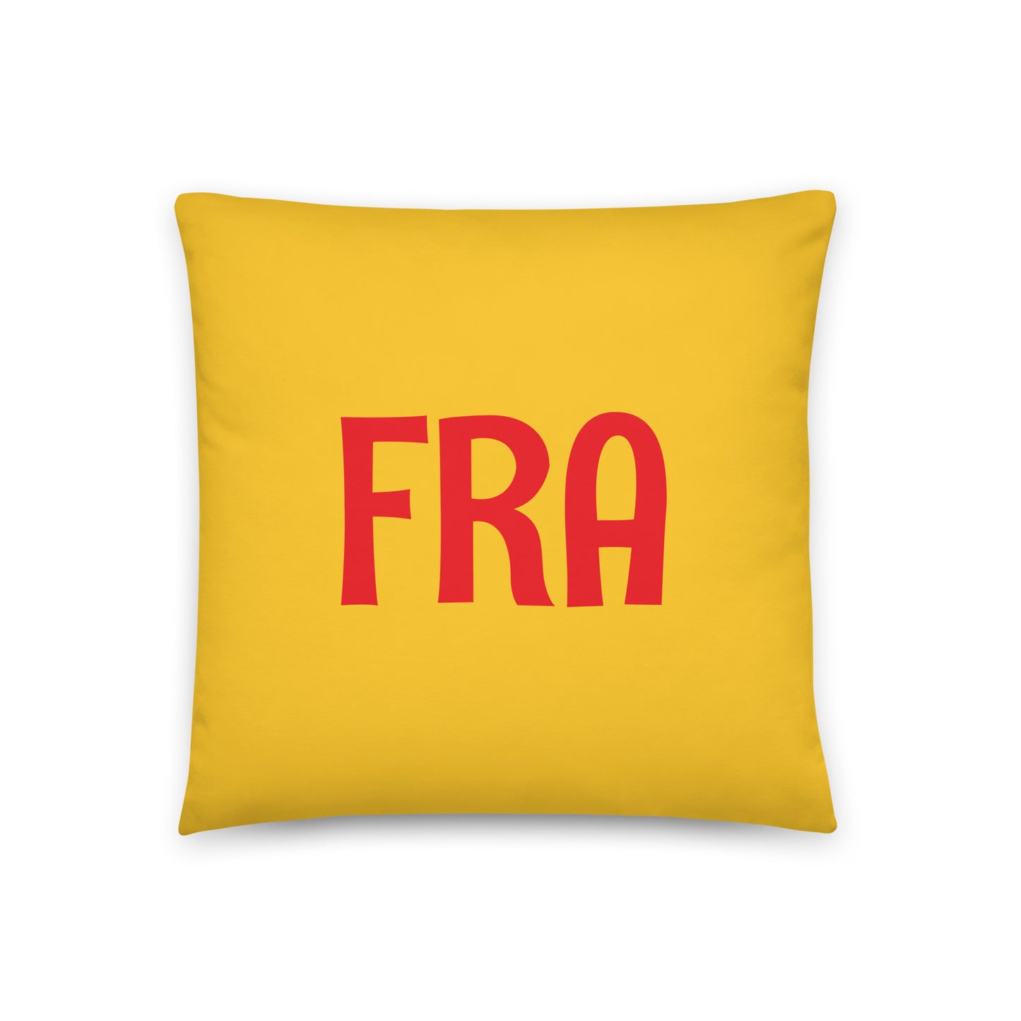 Rainbow Throw Pillow • FRA Frankfurt • YHM Designs - Image 03