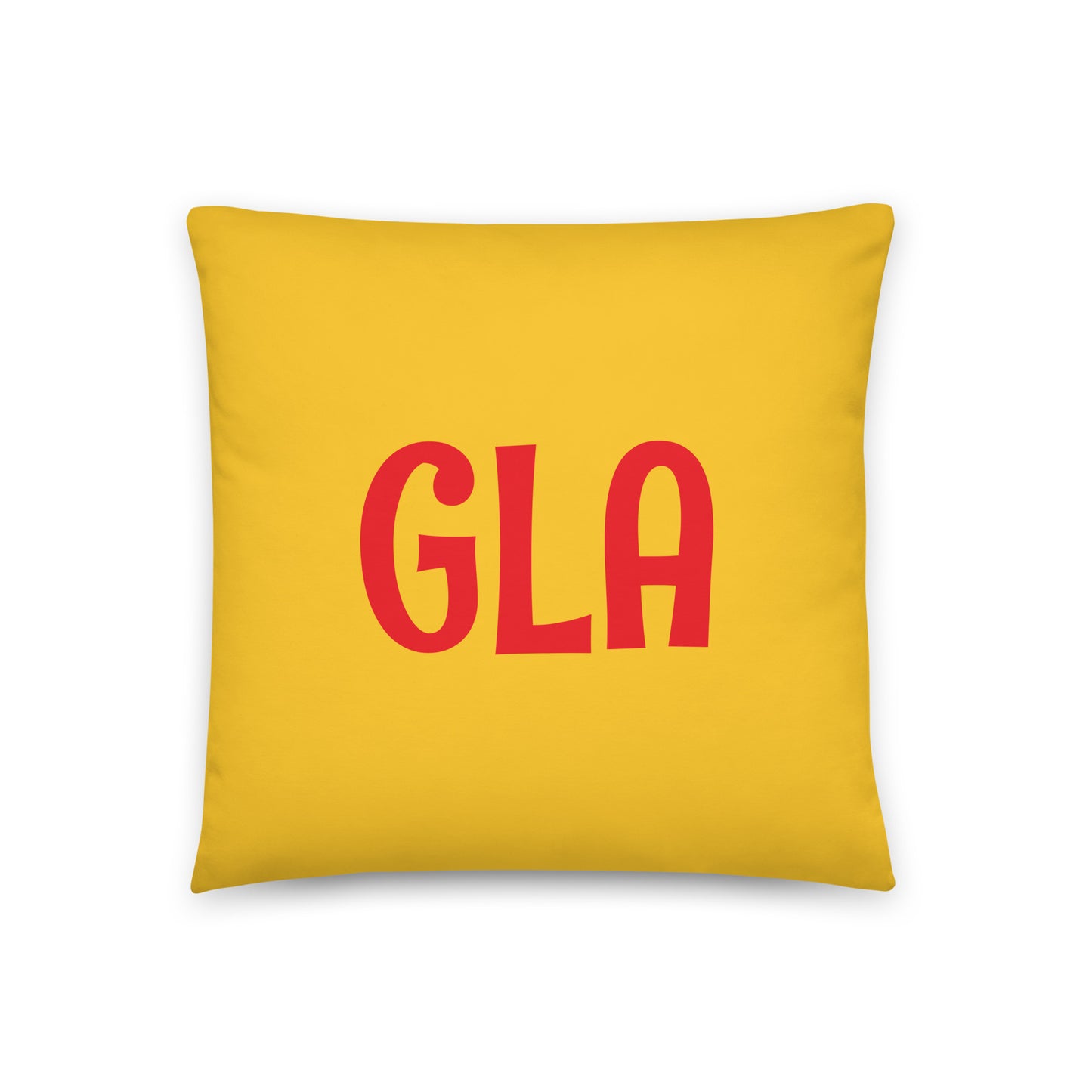 Rainbow Throw Pillow • GLA Glasgow • YHM Designs - Image 03