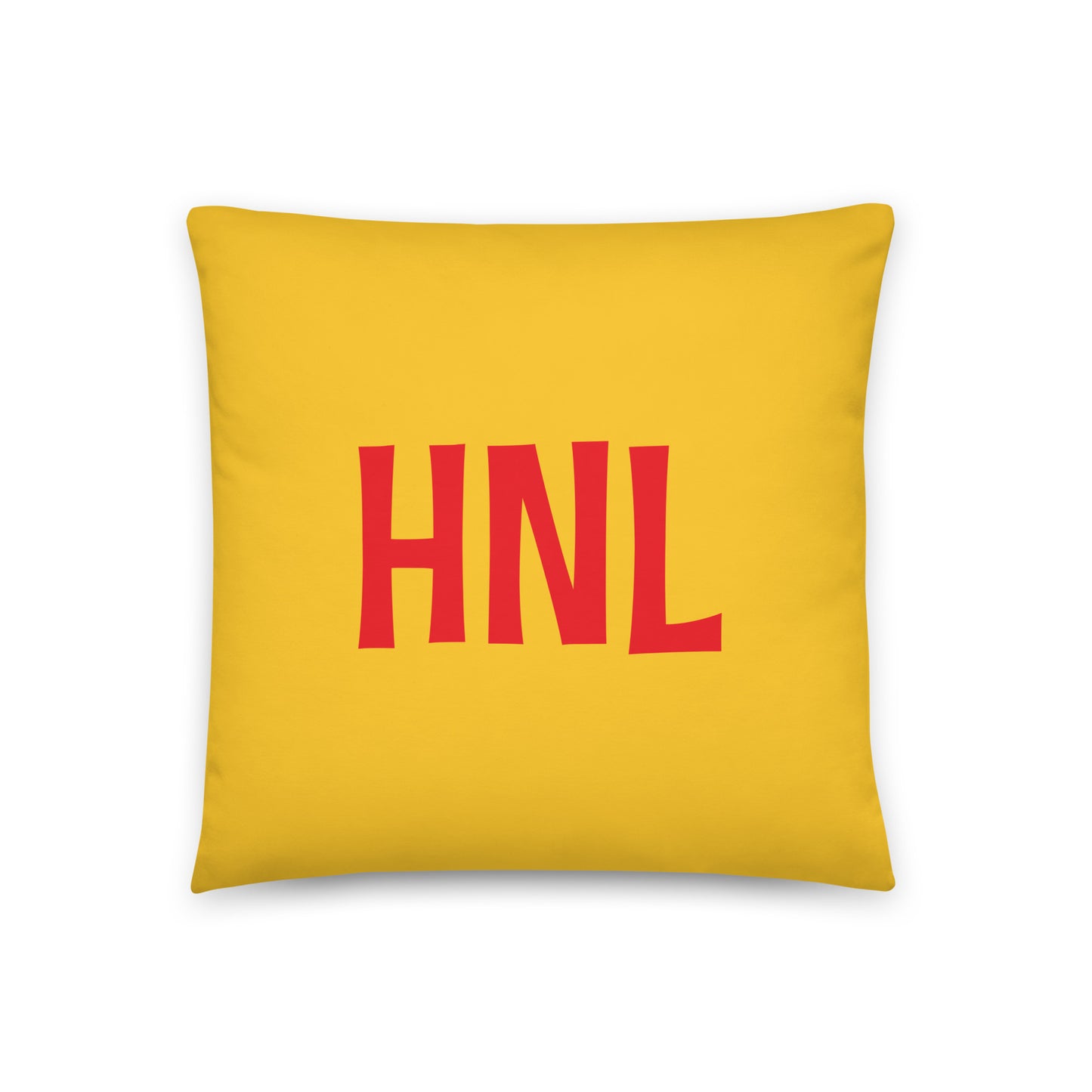 Rainbow Throw Pillow • HNL Honolulu • YHM Designs - Image 03